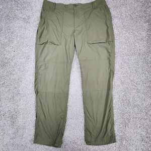 REI Co-op Trailmade Hiking Pants Womens 14 Petite Olive Nylon Stretch Gorpcore‎